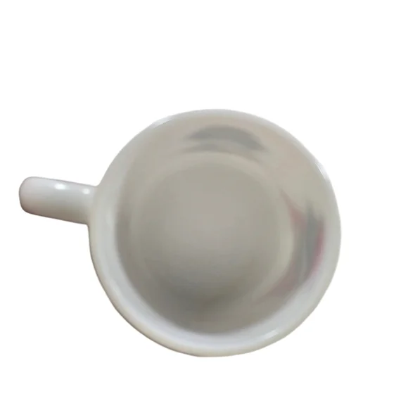 RARE Vintage Alabama Crimson Roll Tide Championship Milk Glass Coffee Mug - Picture 8 of 10